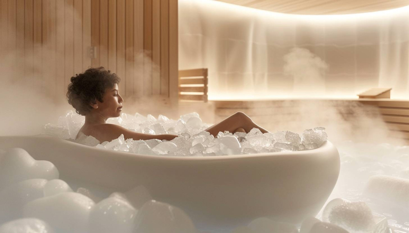 saunas and ice bath